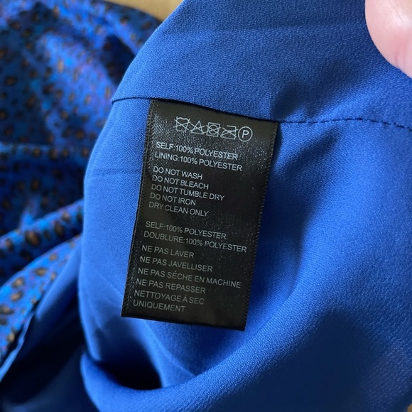 Urban Outfitters| Leopard Mila Printed Ruffle Mini Skirt in Blue, Animal Print!• - Picture 10 of 13